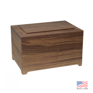 Marquette Walnut Urn - Cremation Urns (view 1 of 2) | Royal Caskets and Urns