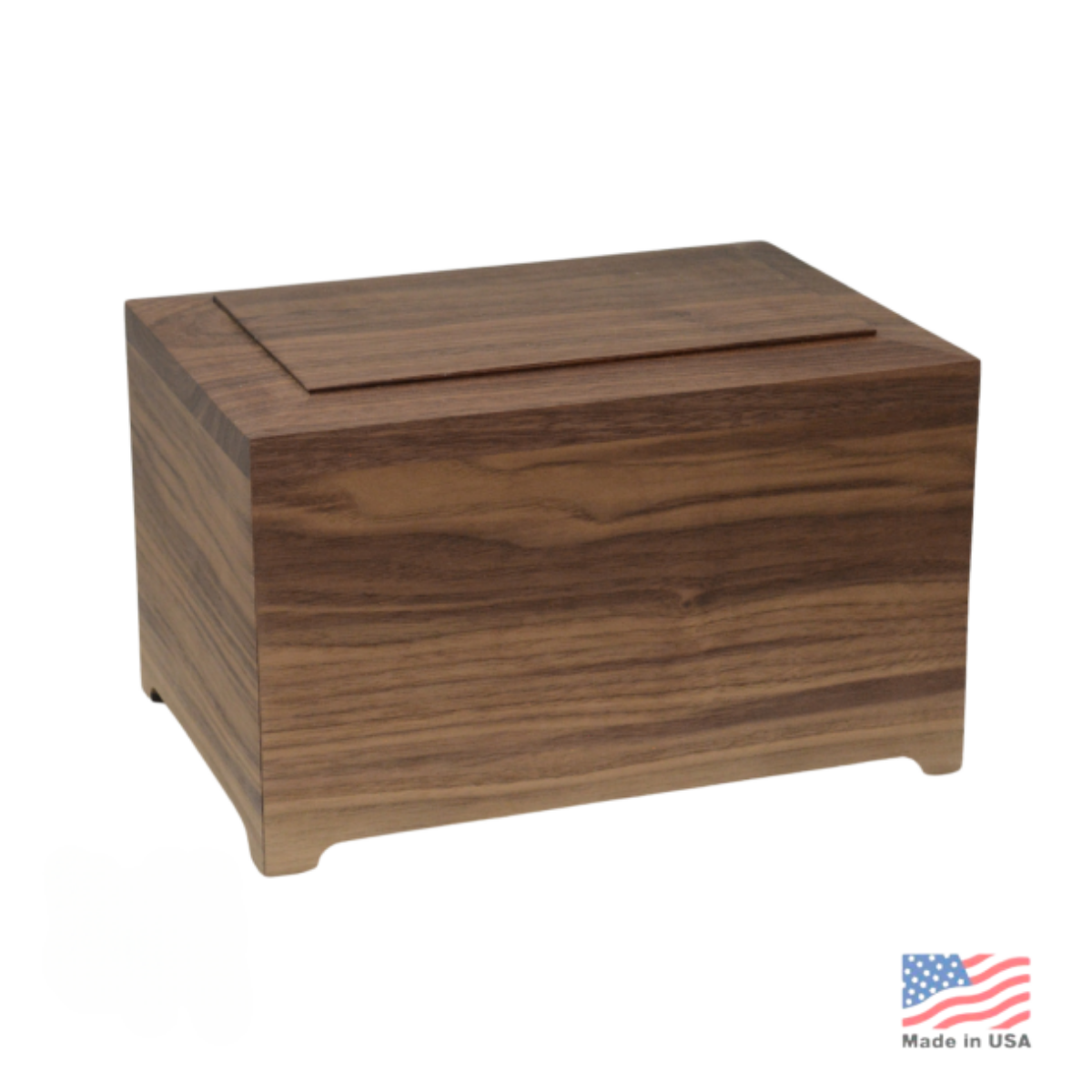 Marquette Walnut Urn - Cremation Urns (view 1 of 2) | Royal Caskets and Urns