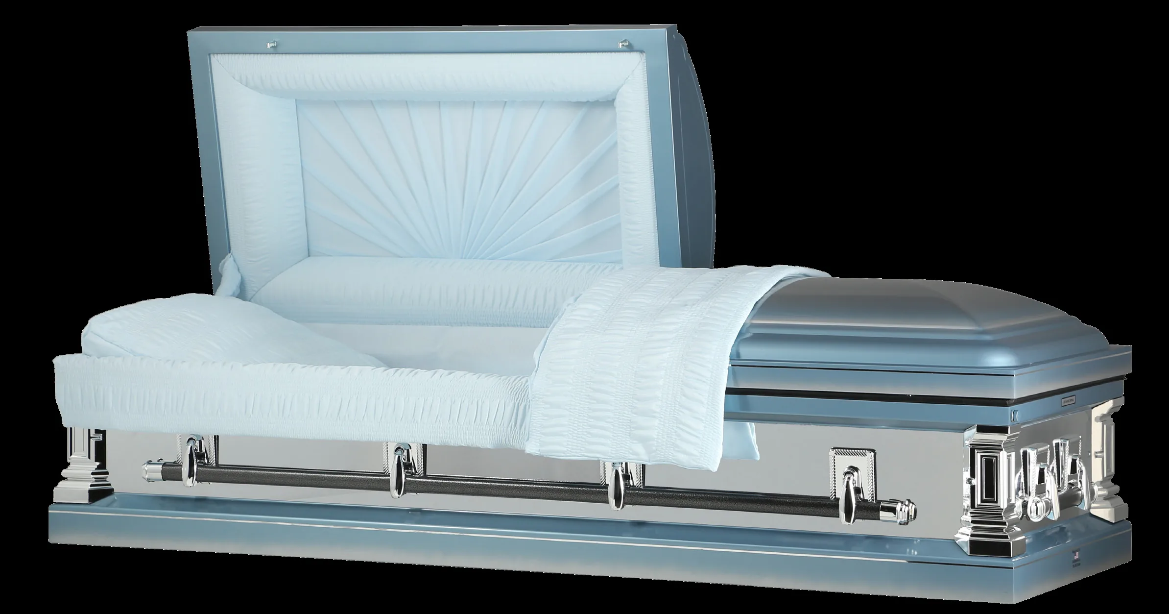 New Lincoln Brushed Mirror Side (SC) - Mirror Sided (view 2 of 3) | Royal Caskets and Urns