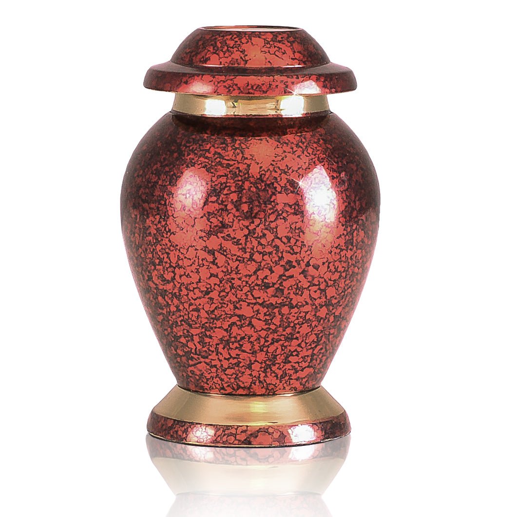 Gleaming Red Brass Keepsake - Metal Urns (view 1 of 4) | Royal Caskets and Urns