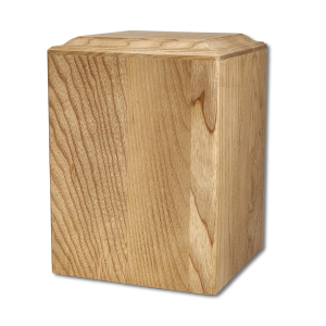 Plain Wood Cremation Urn