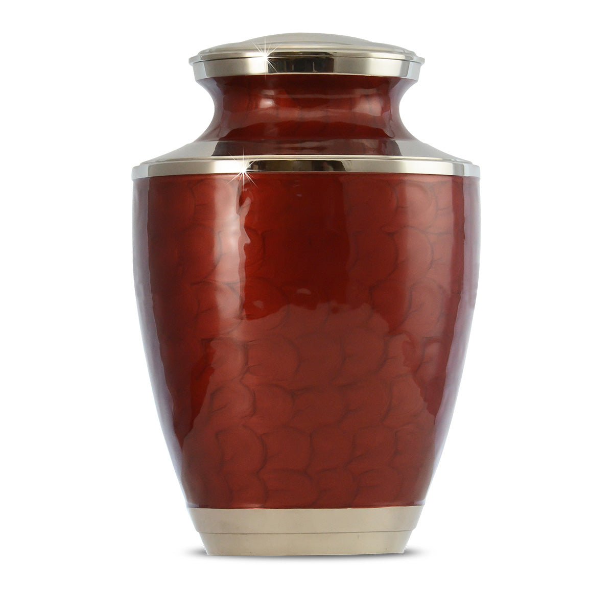 Red Plain Adult Urn - Cremation Urns (view 1 of 5) | Royal Caskets and Urns
