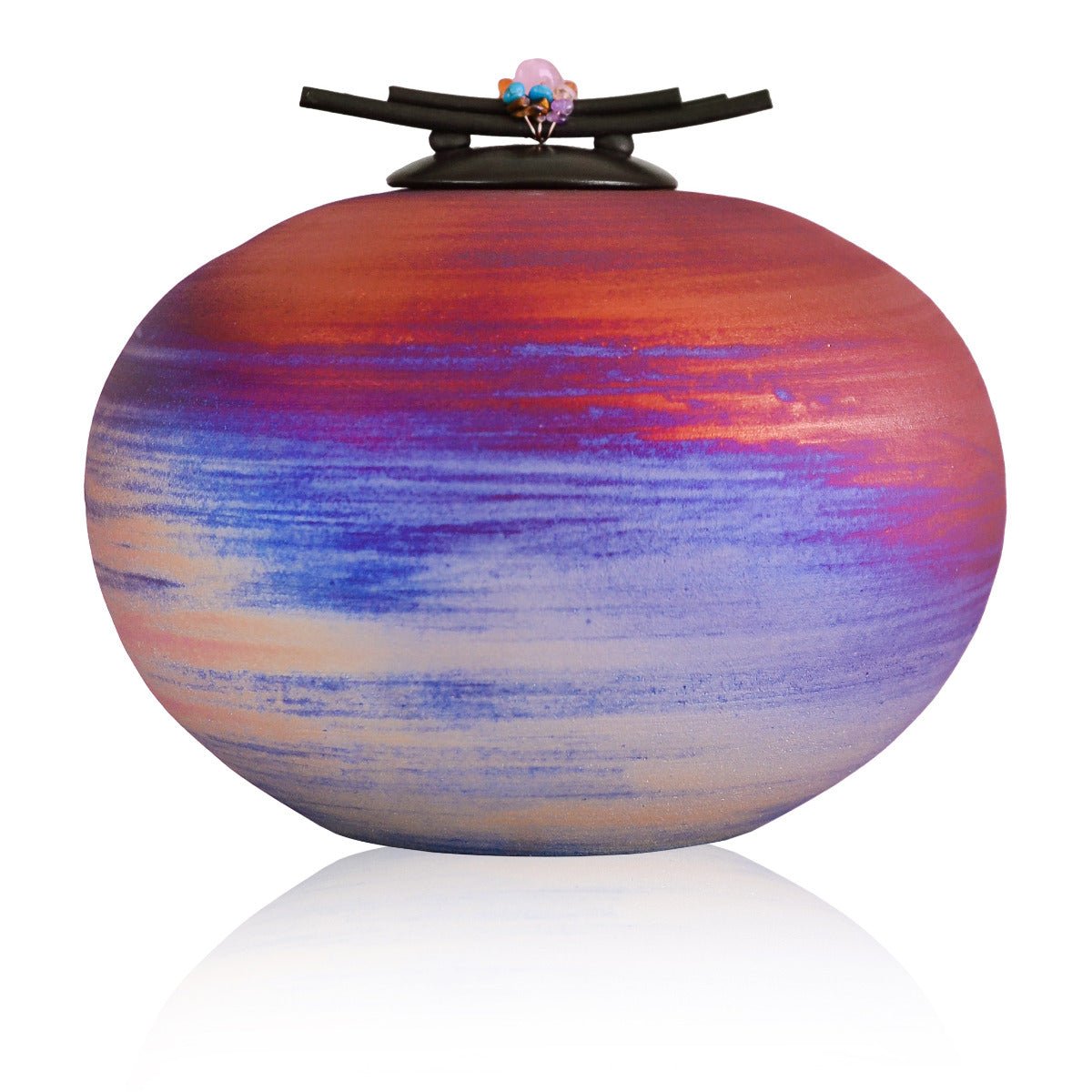 Earth's Memorial Raku Urn - Ceramic Urns | Royal Caskets and Urns