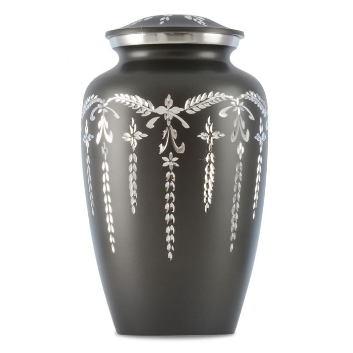 Adult Charcoal Shimmer Diamond Cut - Cremation Urns (view 1 of 5) | Royal Caskets and Urns