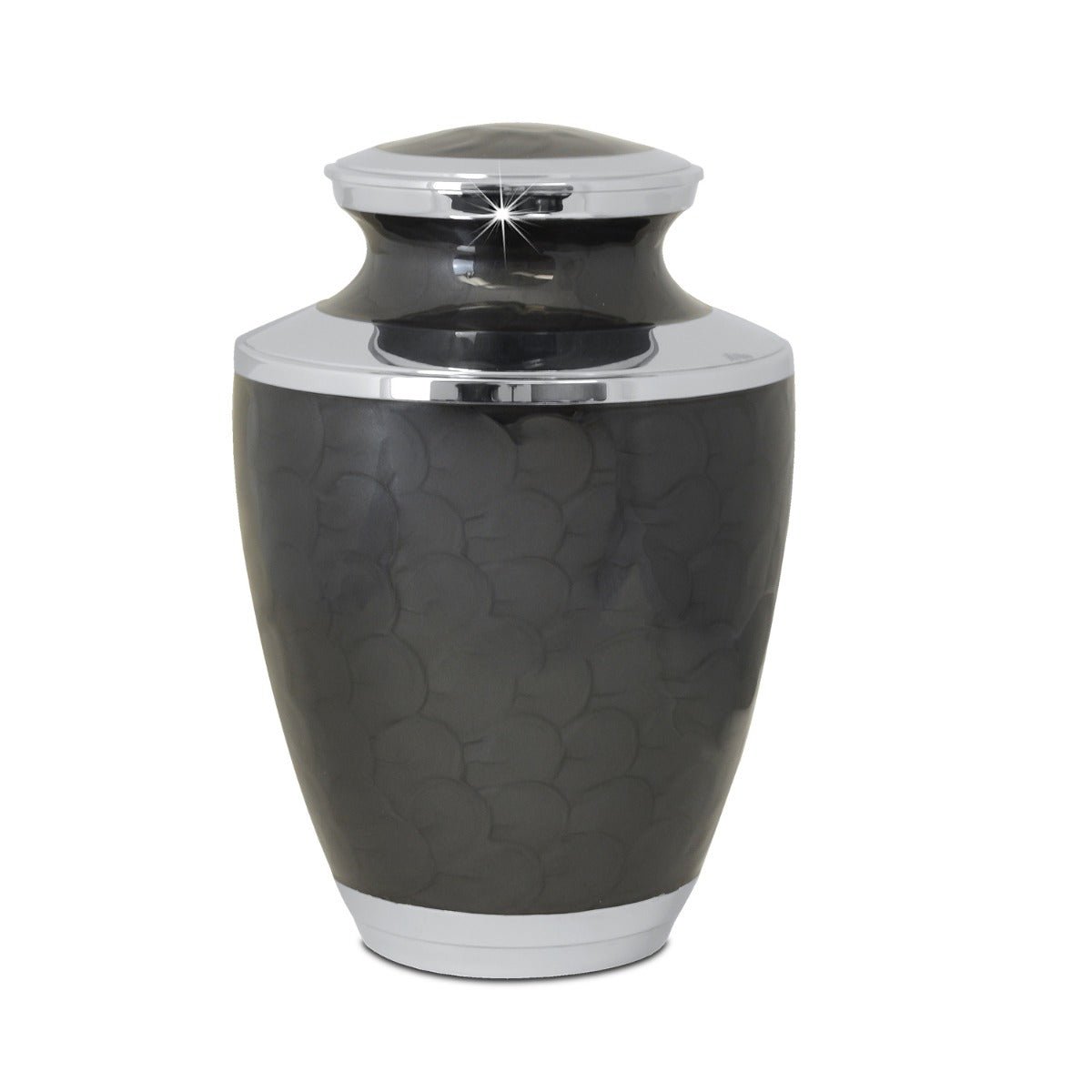 Black Plain Adult Brass Urn - Cremation Urns (view 1 of 5) | Royal Caskets and Urns