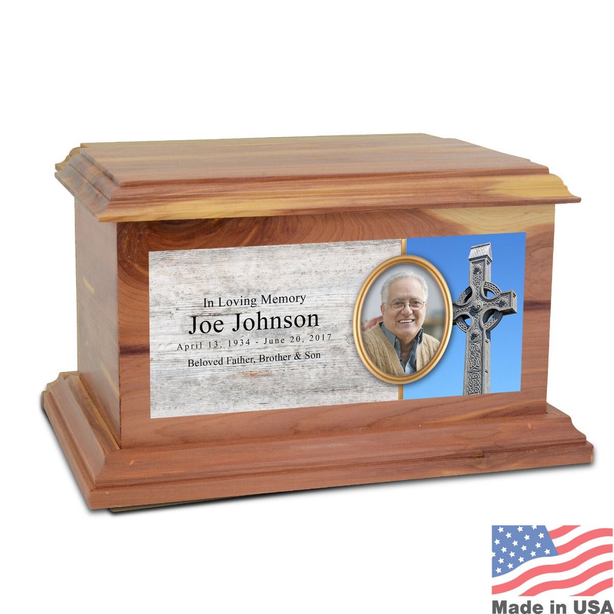 Rainier Life Treasured Urn - Cedar - Wood Urns (view 1 of 2) | Royal Caskets and Urns