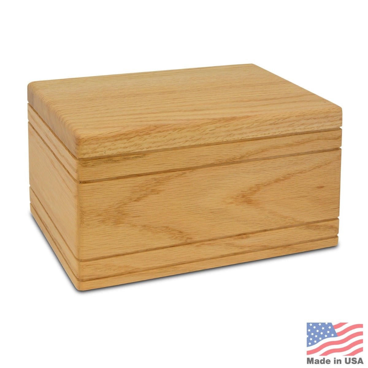 Whitney Oak Wood Urn - Wood Urns (view 1 of 2) | Royal Caskets and Urns