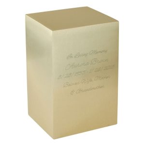 Nelson Brass Urn - Cremation Urns | Royal Caskets and Urns