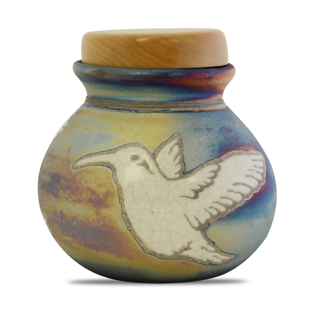 Western Garden Raku Keepsake - Cremation Urns (view 1 of 2) | Royal Caskets and Urns