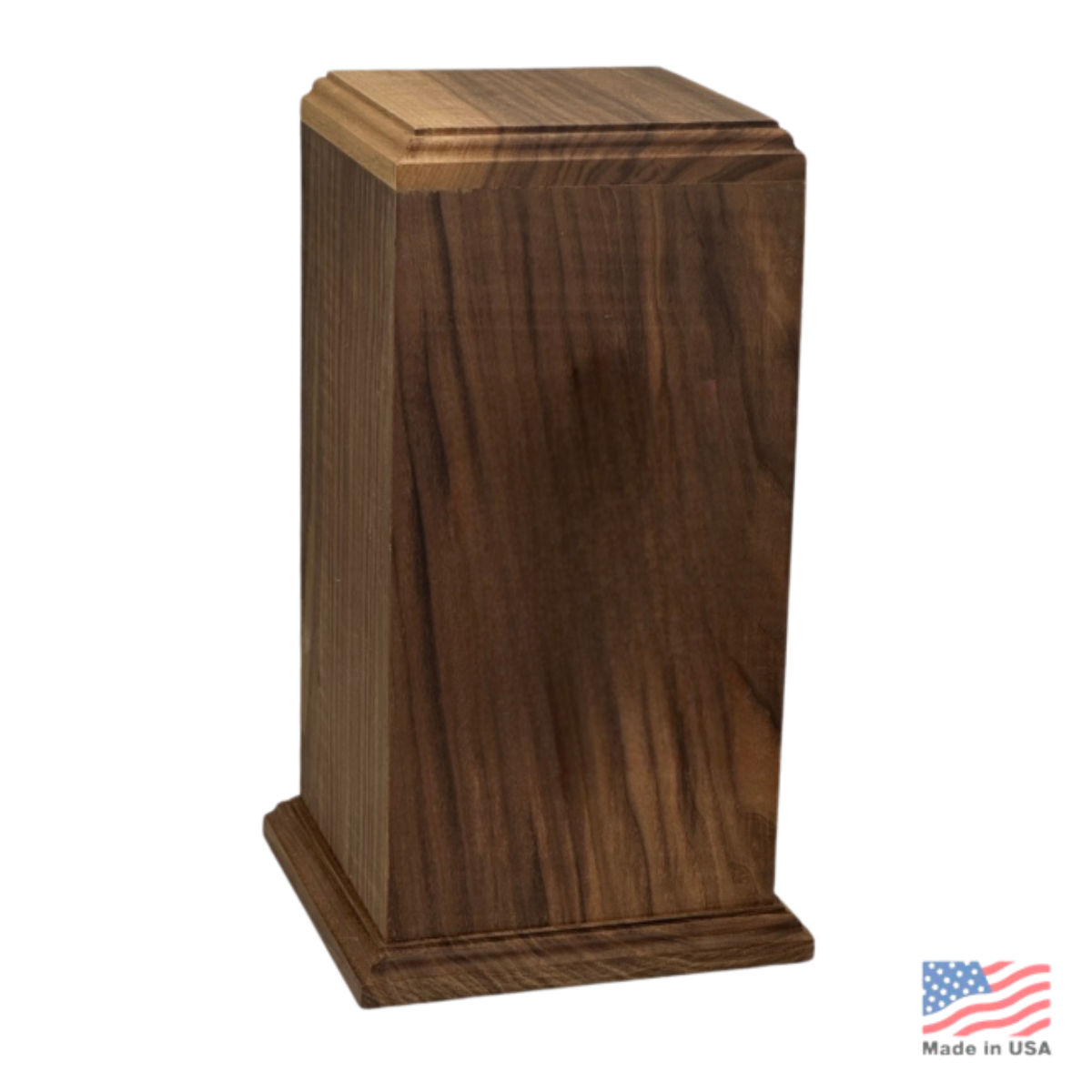 Mansfield Walnut Urn - Wood Urns (view 1 of 2) | Royal Caskets and Urns