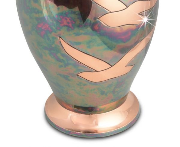 Gleaming Dove Brass Urn - Cremation Urns (view 2 of 6) | Royal Caskets and Urns