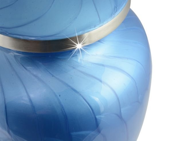Timeless Ocean Adult Brass Urn - Cremation Urns (view 2 of 7) | Royal Caskets and Urns