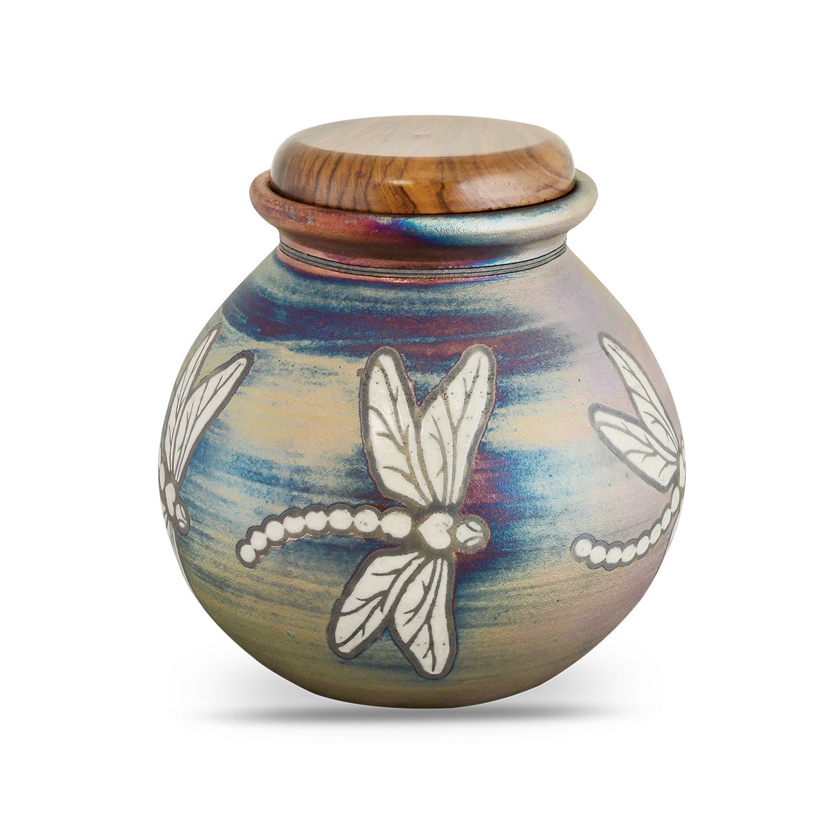 Dragonfly Raku Urn - Ceramic Urns (view 1 of 2) | Royal Caskets and Urns