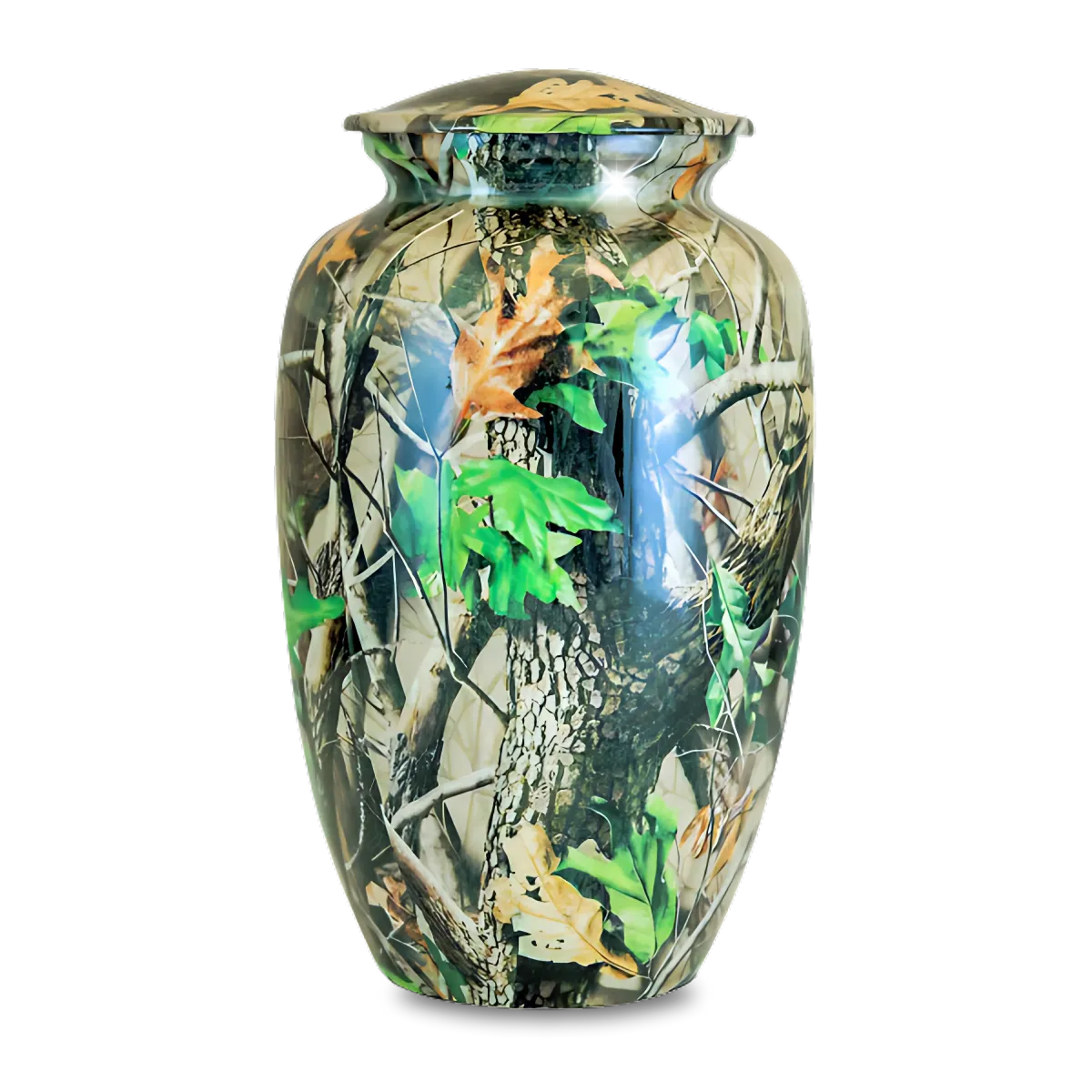 Timeless Camo Brass Urn - Cremation Urns (view 1 of 6) | Royal Caskets and Urns
