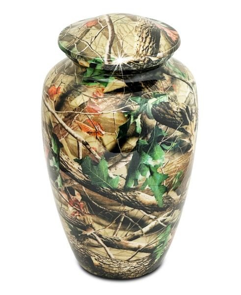 Timeless Camo Brass Urn - Cremation Urns (view 2 of 6) | Royal Caskets and Urns