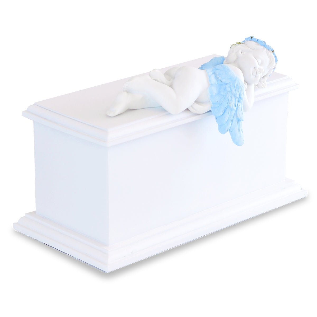 Blue Resting Angel Infant Urn - Image 2