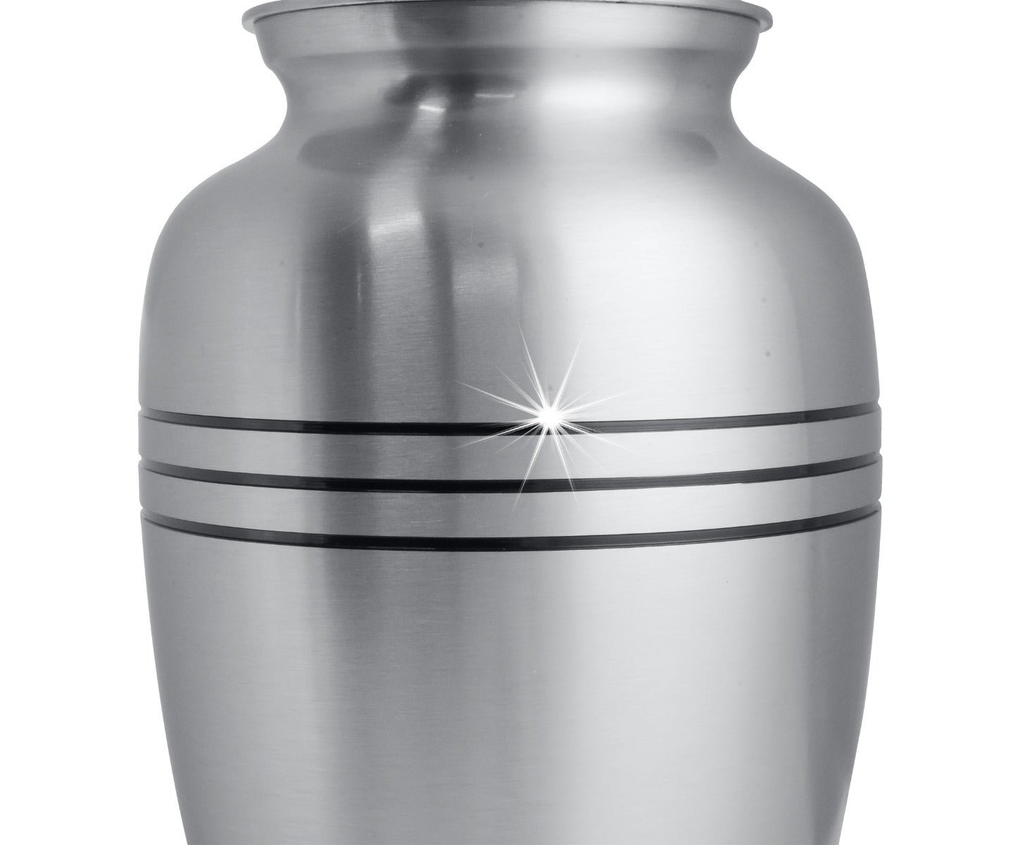 Timeless Brass Urn – Pewter Finish - Cremation Urns (view 5 of 9) | Royal Caskets and Urns