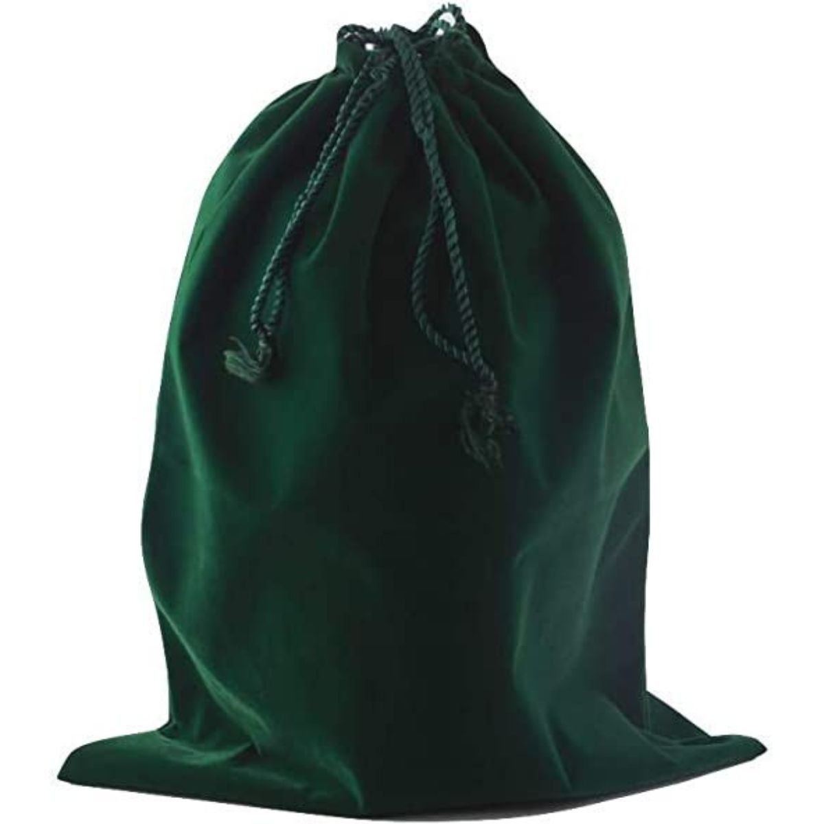 Green Velvet Bag Urn 13" x 16" - Accessories | Royal Caskets and Urns